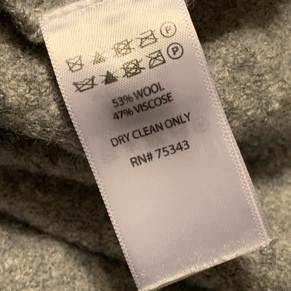Rachel Zoe Gray Wool Blazer Jacket Medium - Picture 5 of 6
